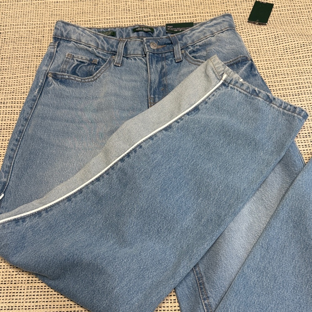 Wild Fable Mid Rise 90s Relaxed Straight Denim Jeans